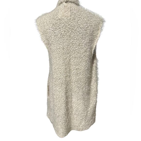 Cream Waterfall Open Sweater Best Cardigan Altard State - Picture 3 of 8